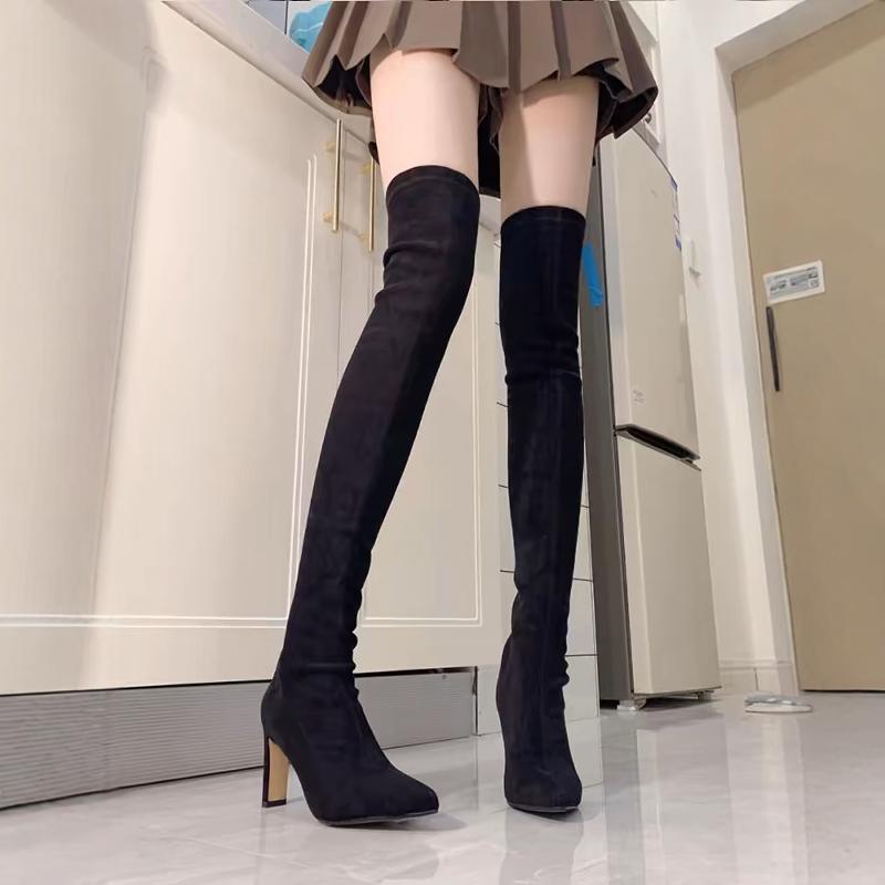 Sock Boot Women - Long tube boots for women in