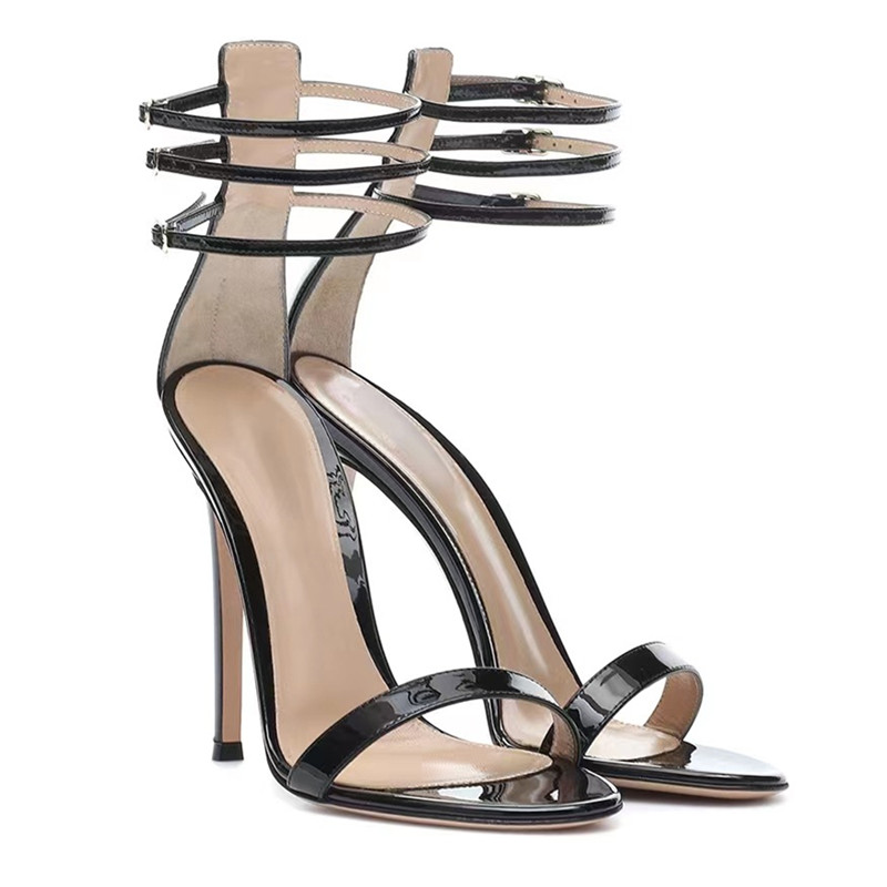 Women Shoes Zipper - FHC Europea Women High Heeled Sandals,