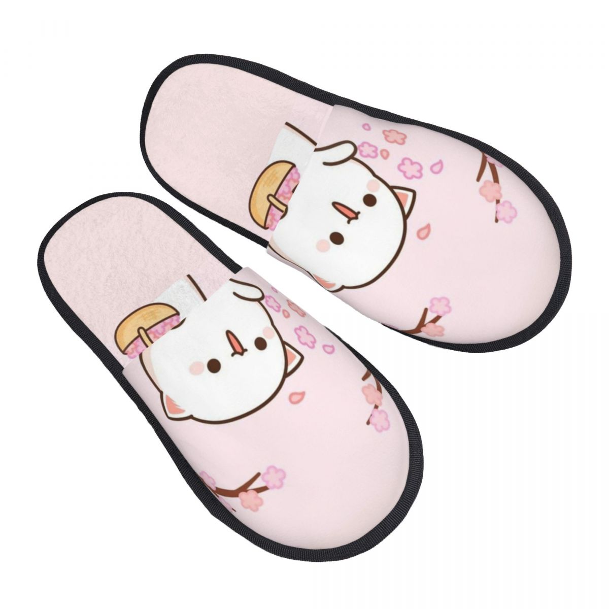 Women Shoes Mochi - Custom Kawaii Mochi Cat Peach And
