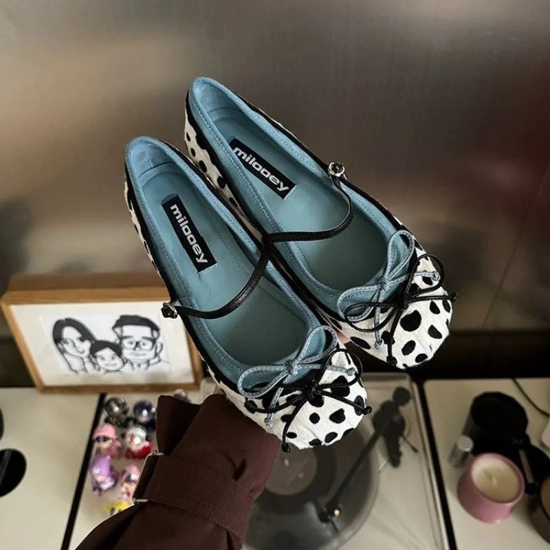 Women'S Shoes In Fashion - 2026French Flat Bottomed Rotundity Toe Ballet