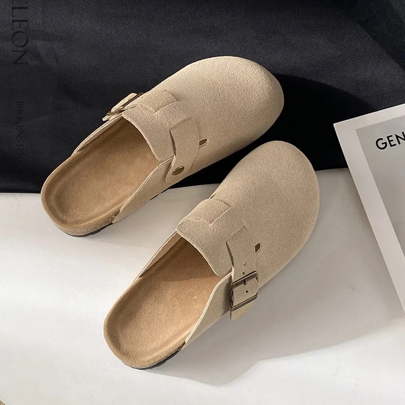 Women'S Shoes With Arch Support - Fashion Women Suede Clogs Slippers Adjustable