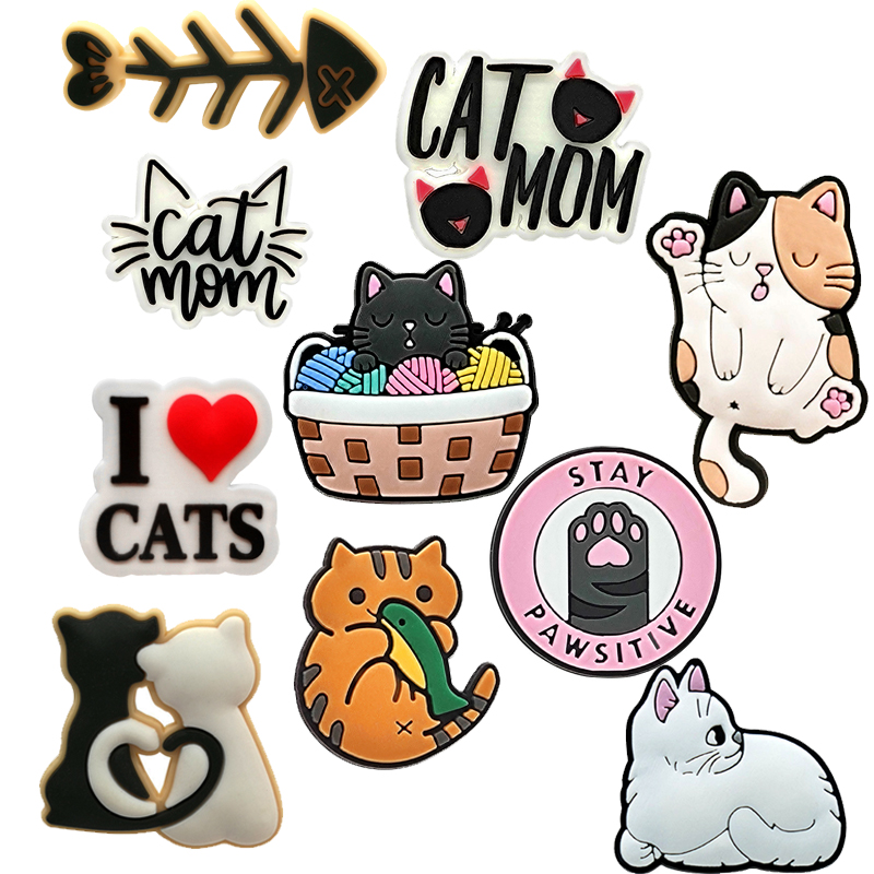 Cute Cats Shoe Charms Pin for  - Croc Style Clog incelemesi ve fiyatı