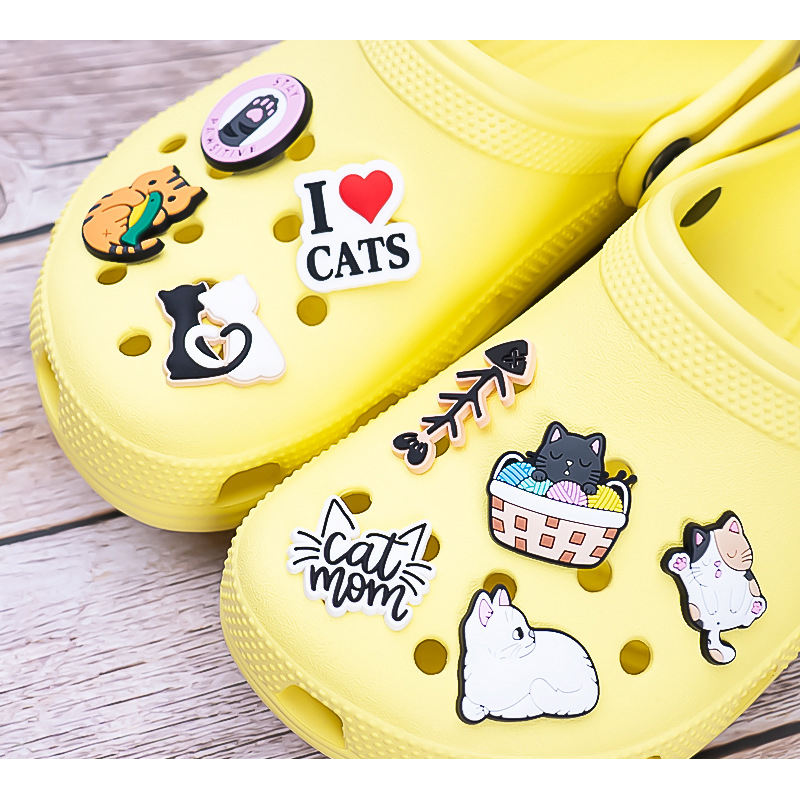 Cute Cats Shoe Charms Pin for  - Croc Style Clog incelemesi ve fiyatı
