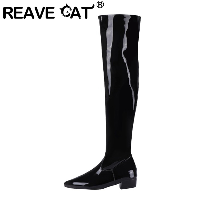 REAVE CAT Women Thigh High Pat - Pointed Toe Flat incelemesi ve fiyatı