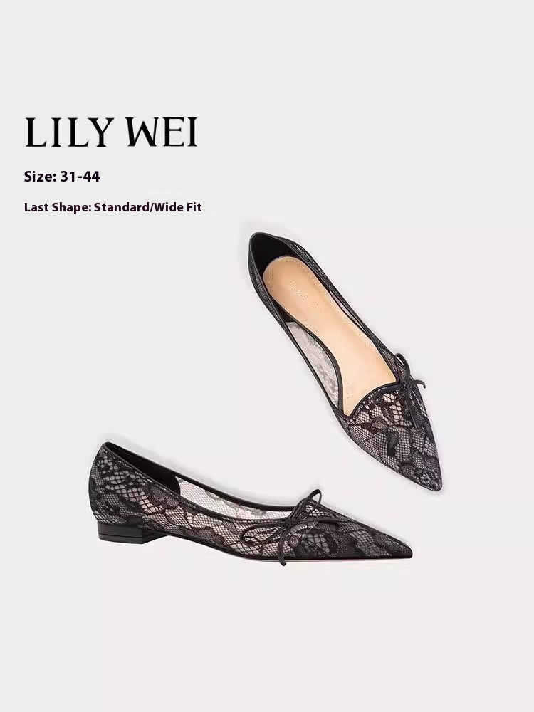 Flat stiletto heels spring and - Pointed Toe Flat incelemesi ve fiyatı