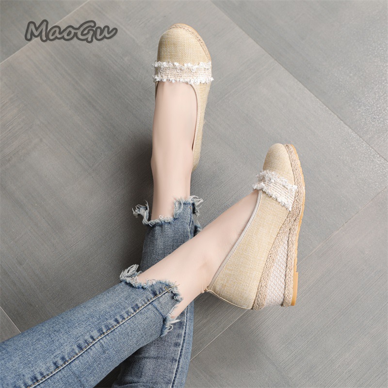 Women's Espadrille Wedges Shoe - Espadrille Wedge Shoes incelemesi ve fiyatı