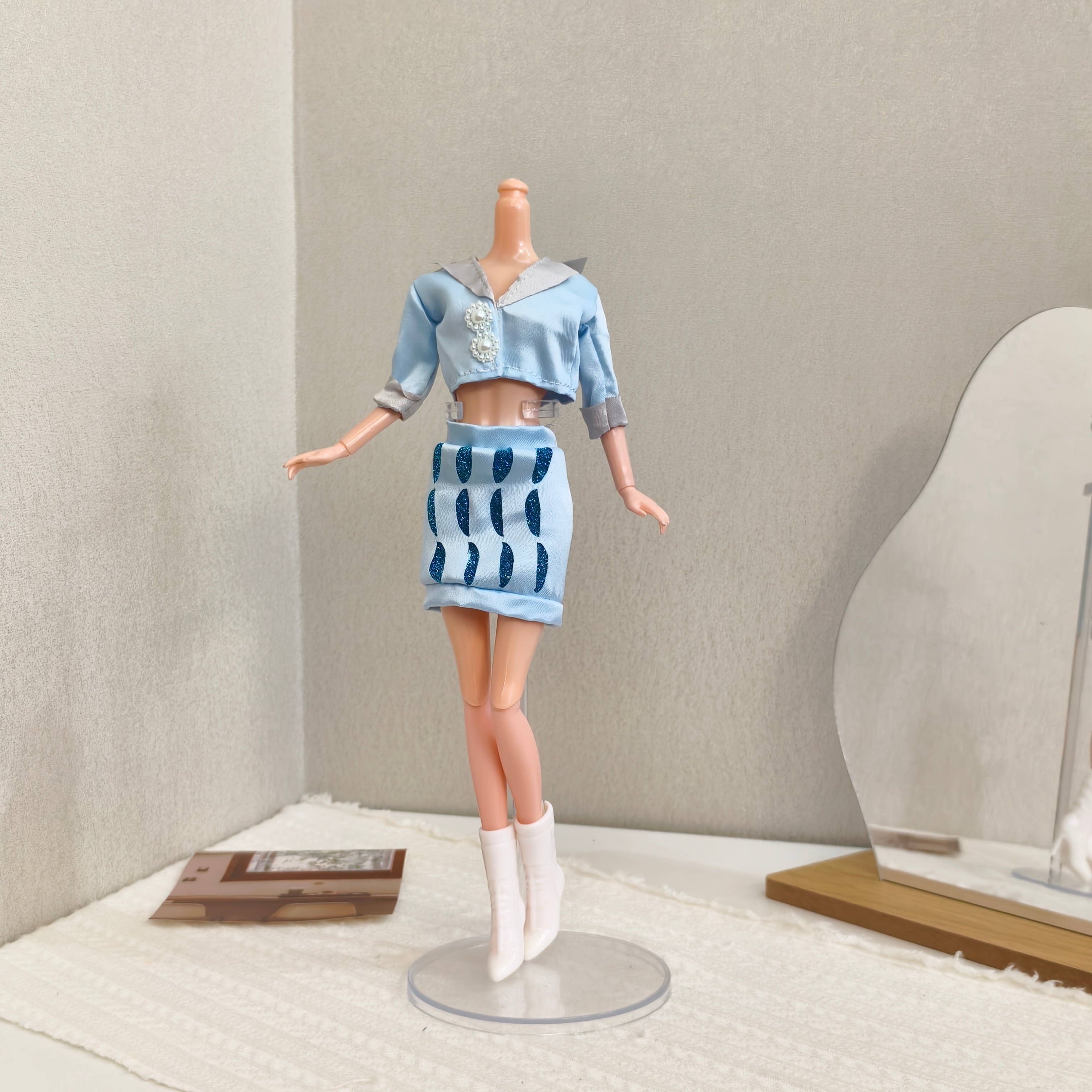 11.5-inch doll clothes blue sm - Women'S Shoes Navy Blue incelemesi ve fiyatı