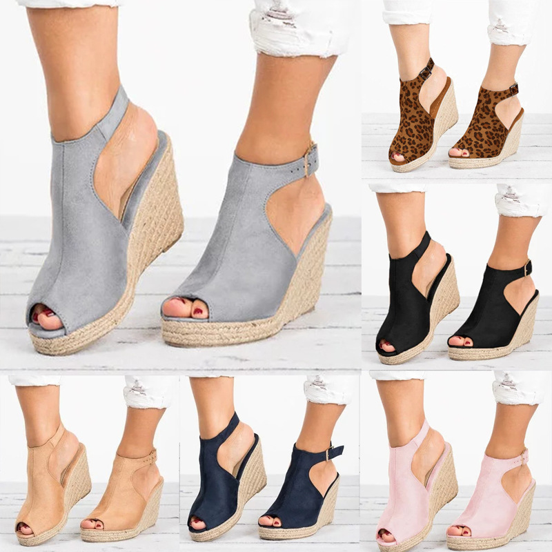 Heeled Sandals for Women Summe - Espadrille Wedge Shoes incelemesi ve fiyatı