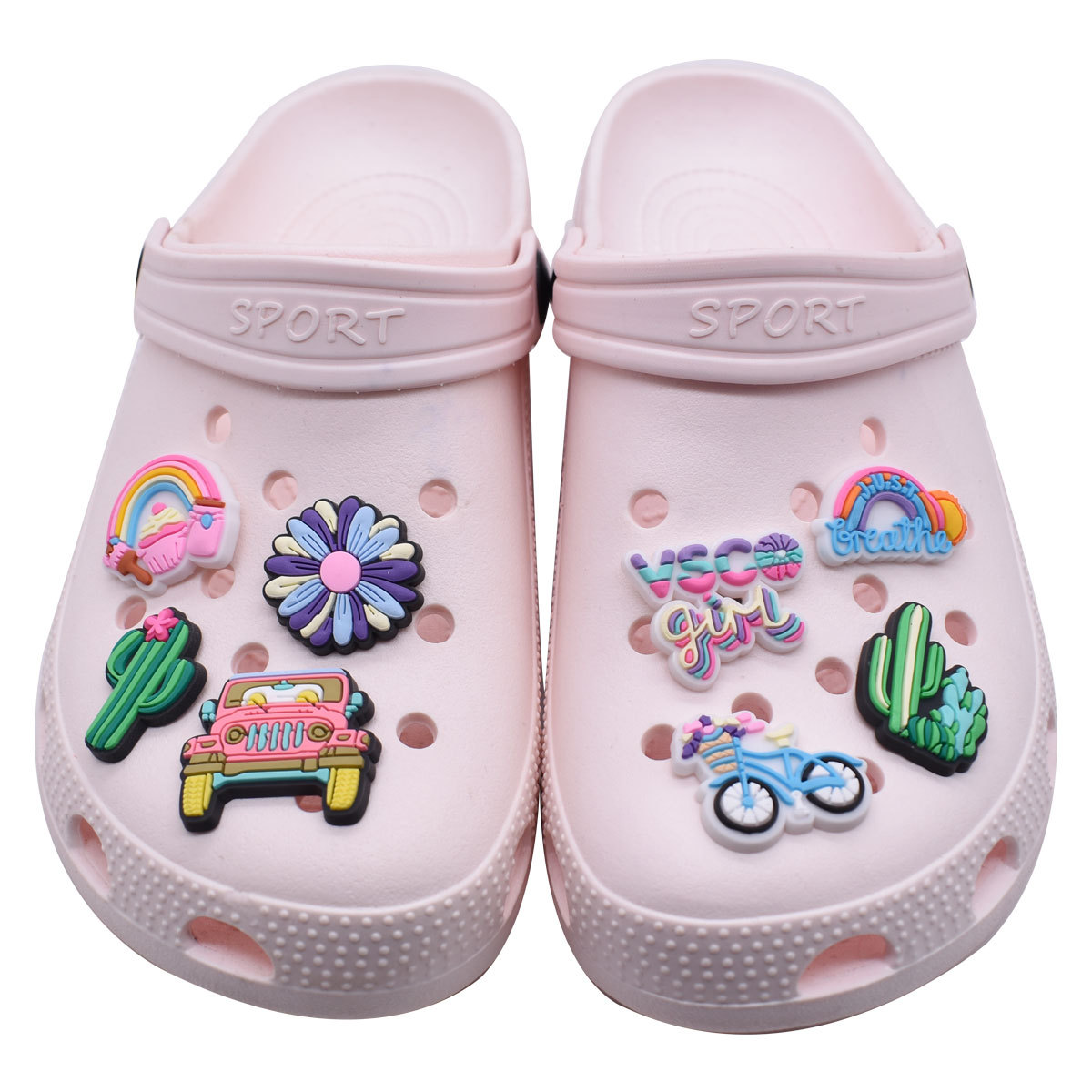 Summer Travel Shoe Charms for  - Croc Style Clog incelemesi ve fiyatı
