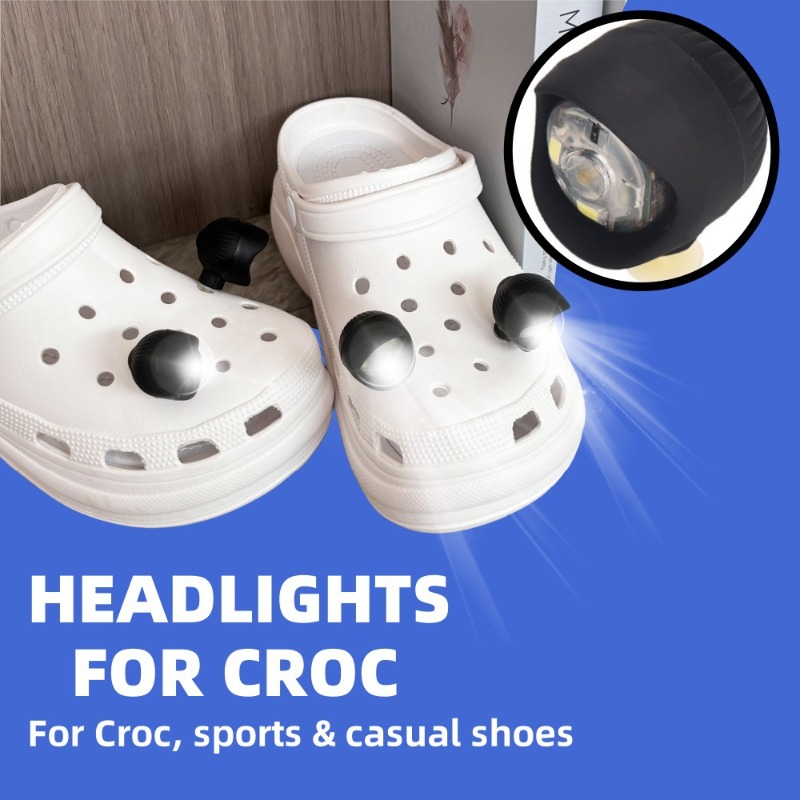 2/4/8Pcs Waterproof Shoe Light - Croc Style Clog incelemesi ve fiyatı