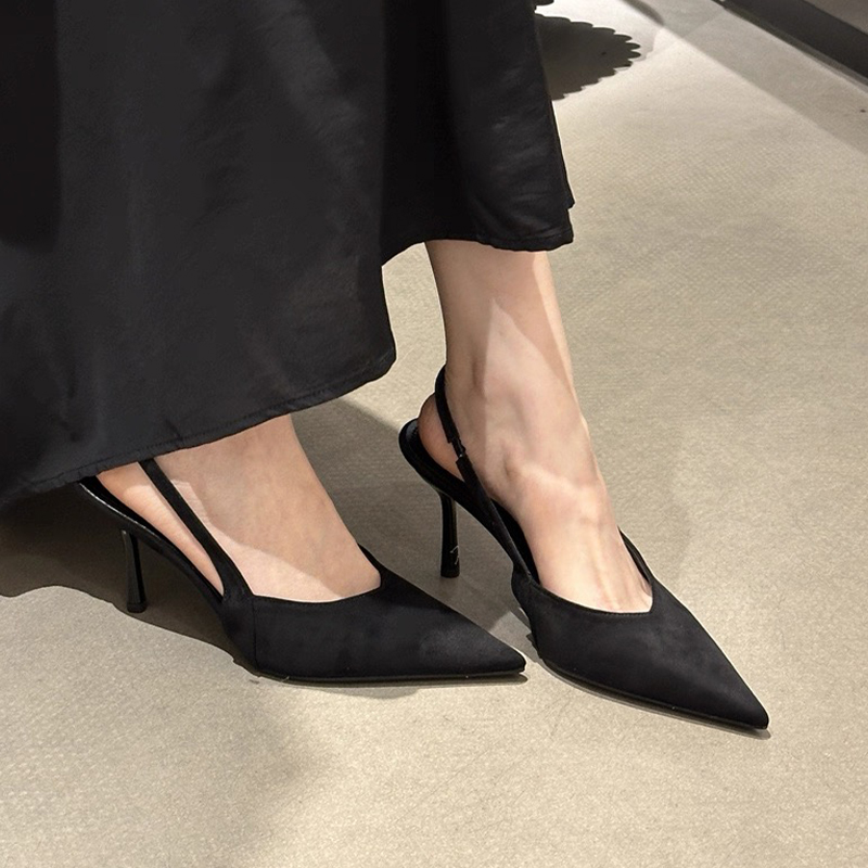 Luxury High Heels Sandals Wome - Pointed Toe Flat incelemesi ve fiyatı