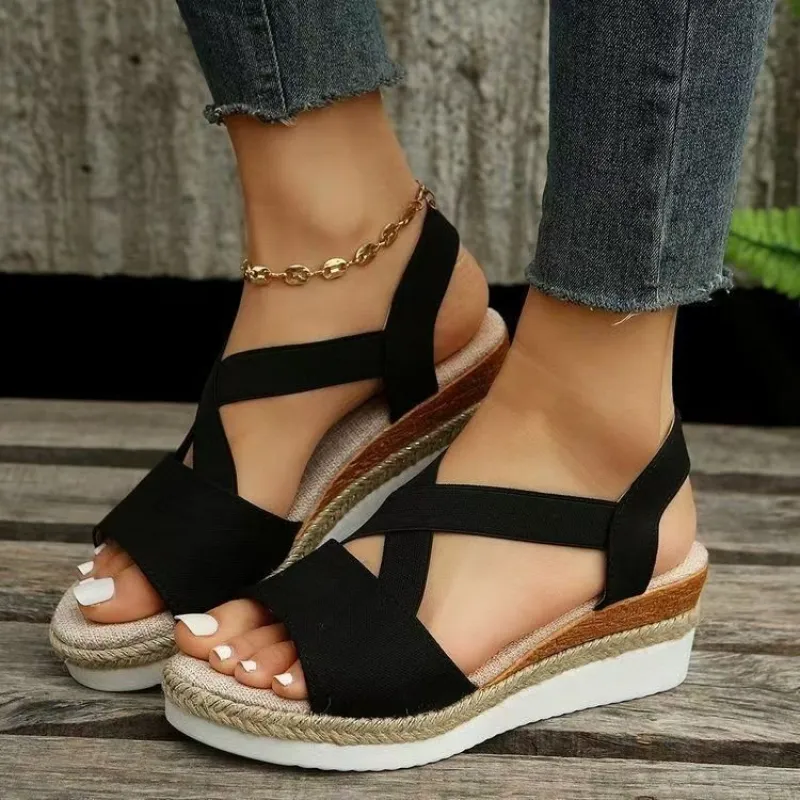 Women's Platform Wedge Sandals - Espadrille Wedge Shoes incelemesi ve fiyatı