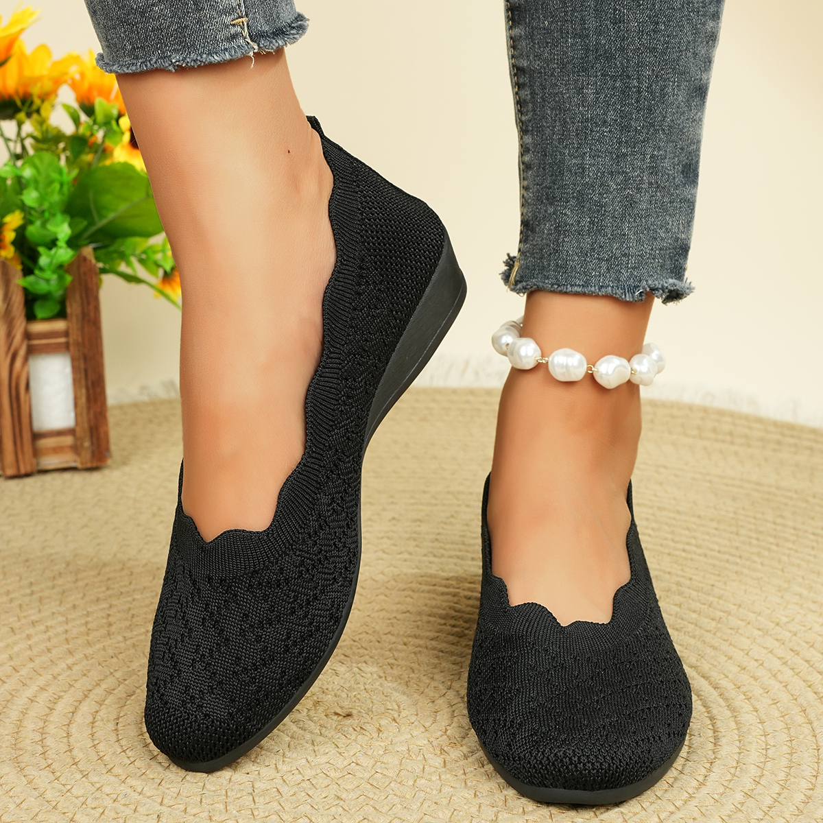 Women's Breathable Knit Flats  - Women'S Shoes In Fashion incelemesi ve fiyatı