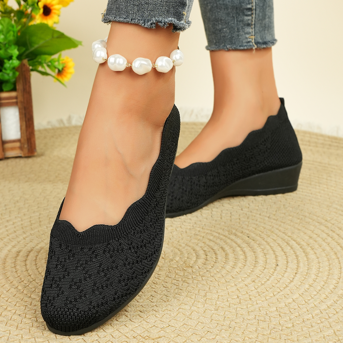 Women's Breathable Knit Flats  - Women'S Shoes In Fashion incelemesi ve fiyatı