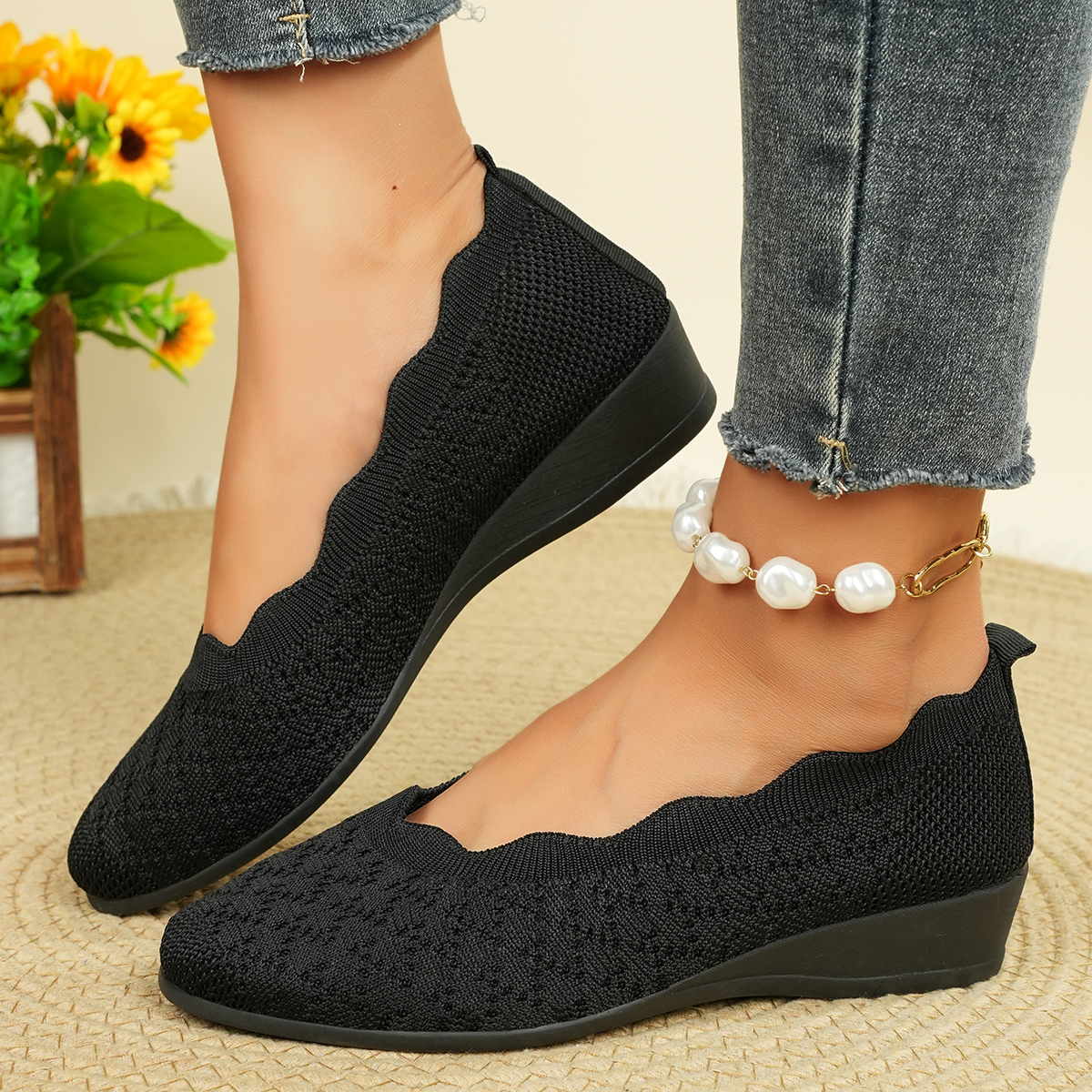 Women's Breathable Knit Flats  - Women'S Shoes In Fashion incelemesi ve fiyatı