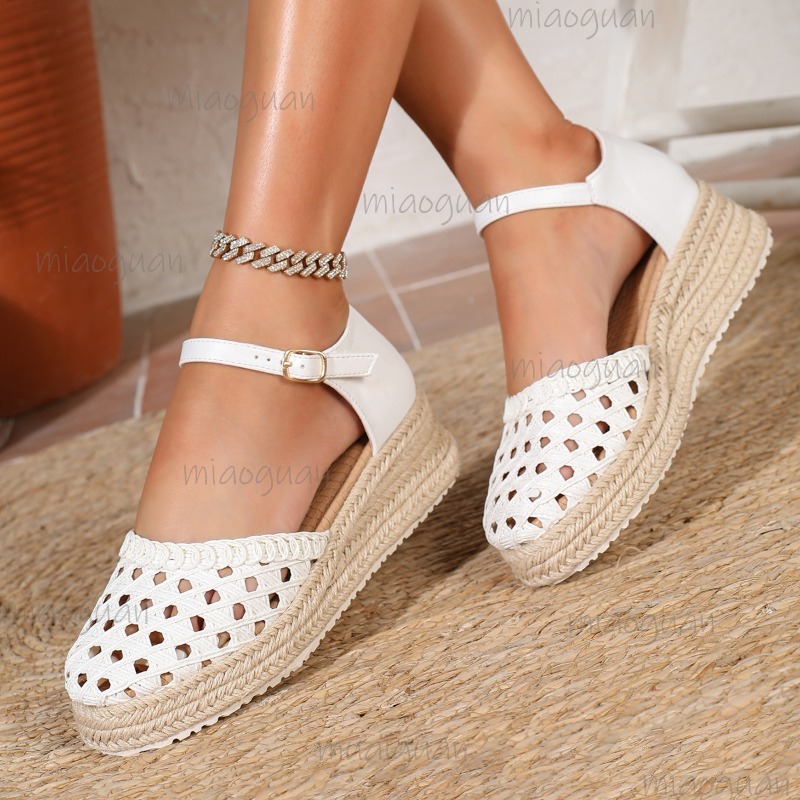 Boho Women's Hollow Out Woven  - Espadrille Wedge Shoes incelemesi ve fiyatı