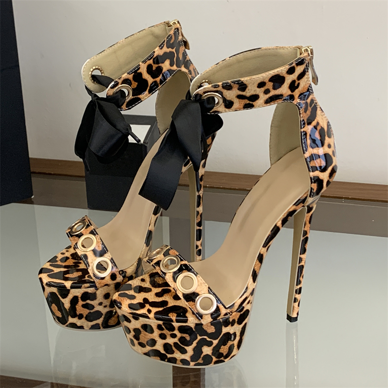 Eilyken Leopard Print Hollow O - Women Shoes Zipper incelemesi ve fiyatı