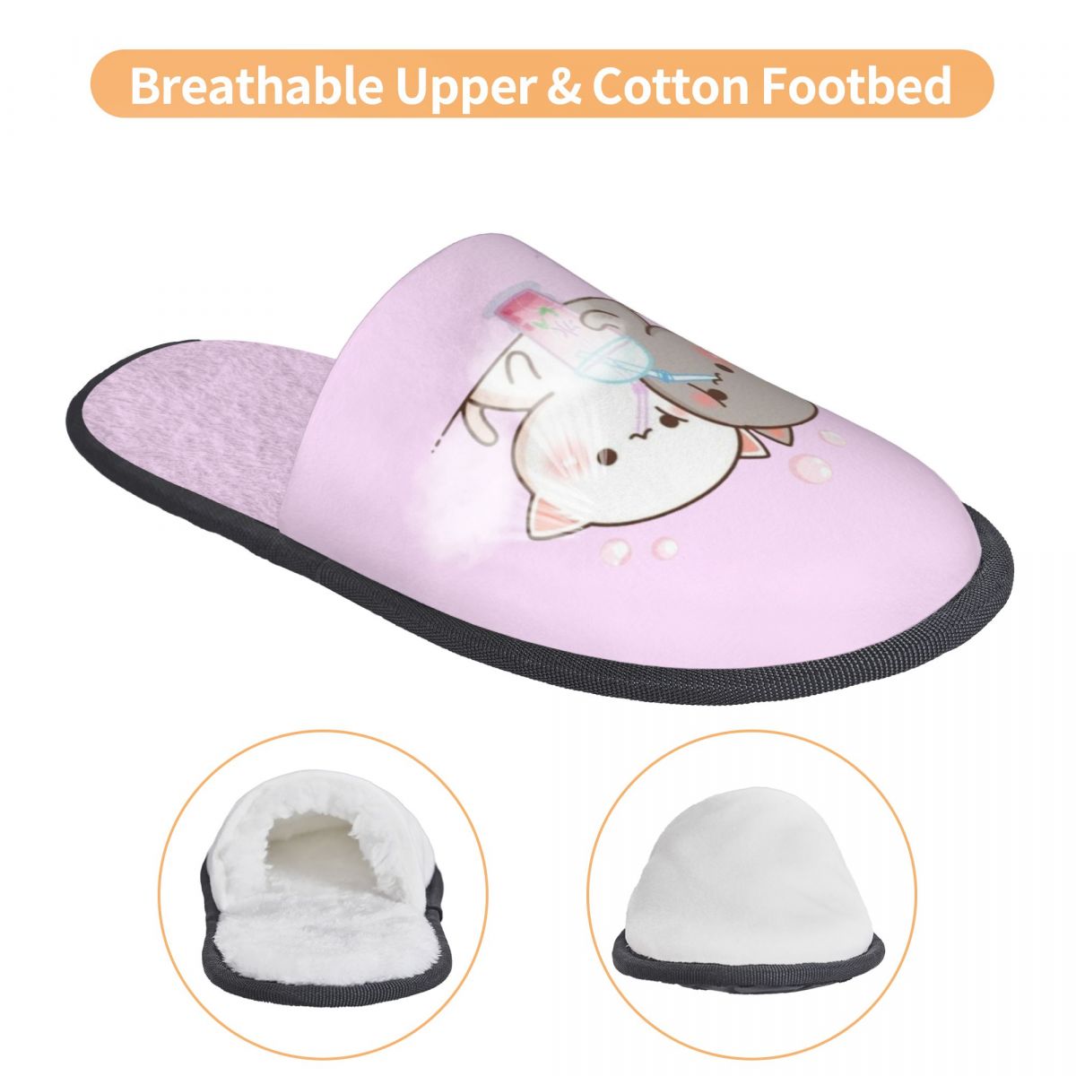 Custom Couple Mochi Cat Peach  - Women Shoes Mochi incelemesi ve fiyatı