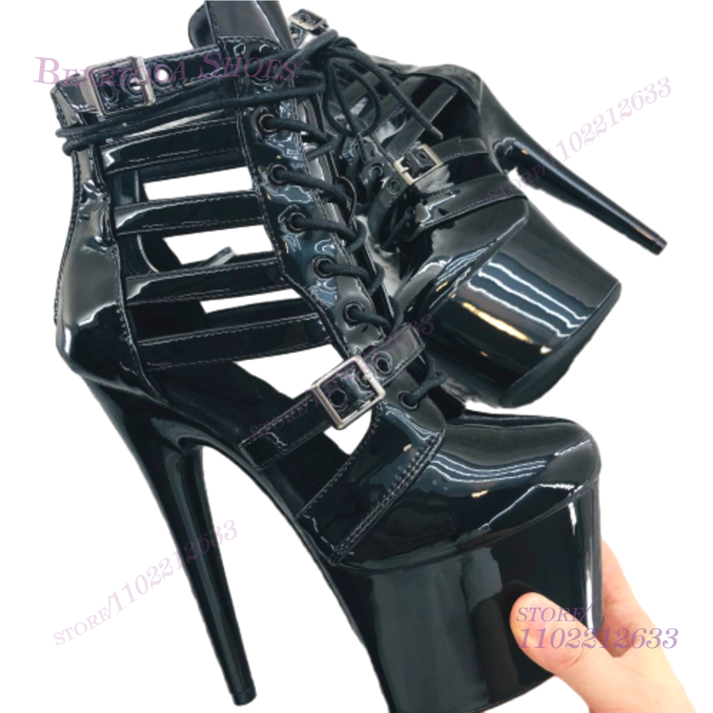 Pink Patent Leather Striped Ho - Women Shoes Zipper incelemesi ve fiyatı