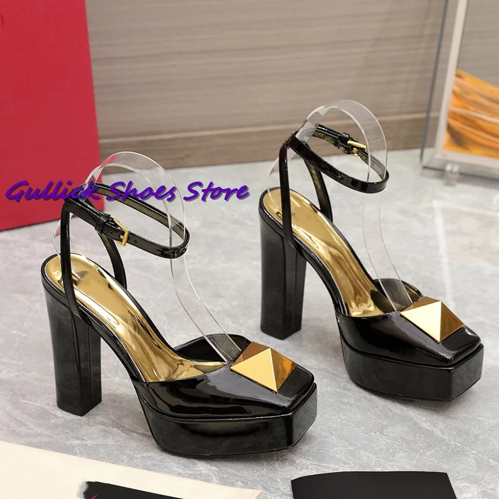 New Rivet Platform Sandals Squ - Kids Shoes Women incelemesi ve fiyatı