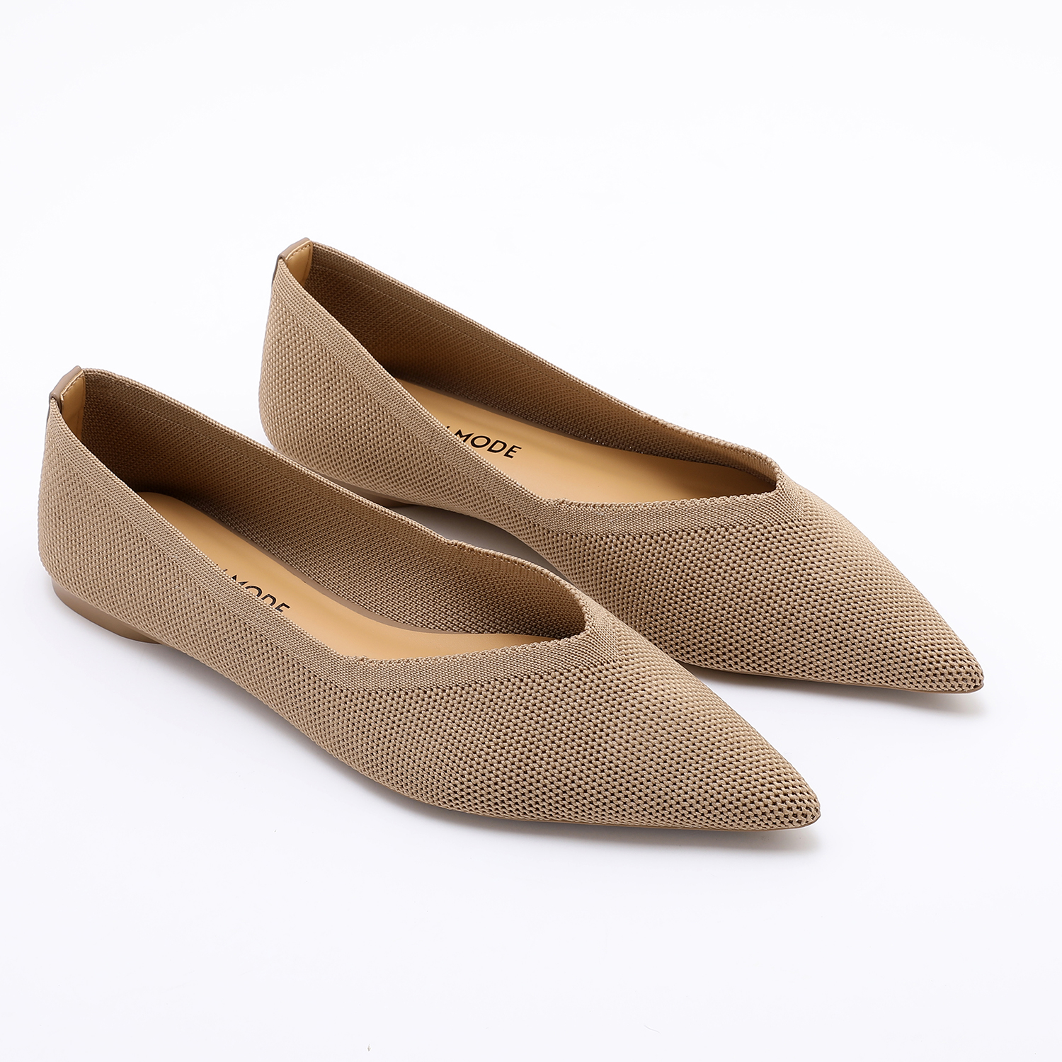 TRENDIN MODE Women's Knit Poin - Pointed Toe Flat incelemesi ve fiyatı