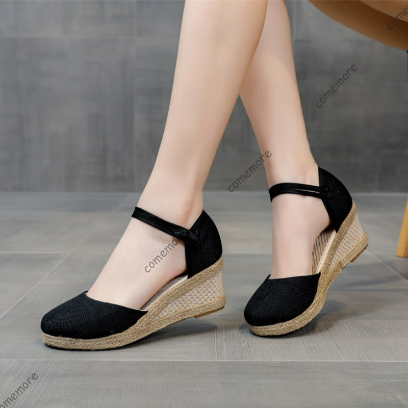 Comemore Sandals High Heel Sum - Espadrille Wedge Shoes incelemesi ve fiyatı