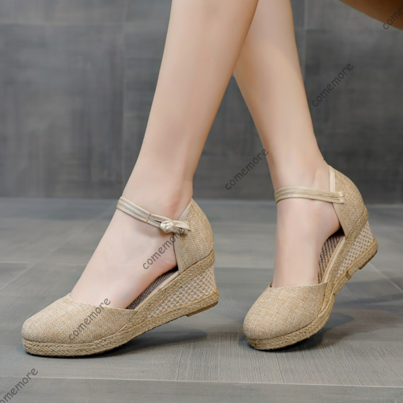 Comemore Sandals High Heel Sum - Espadrille Wedge Shoes incelemesi ve fiyatı