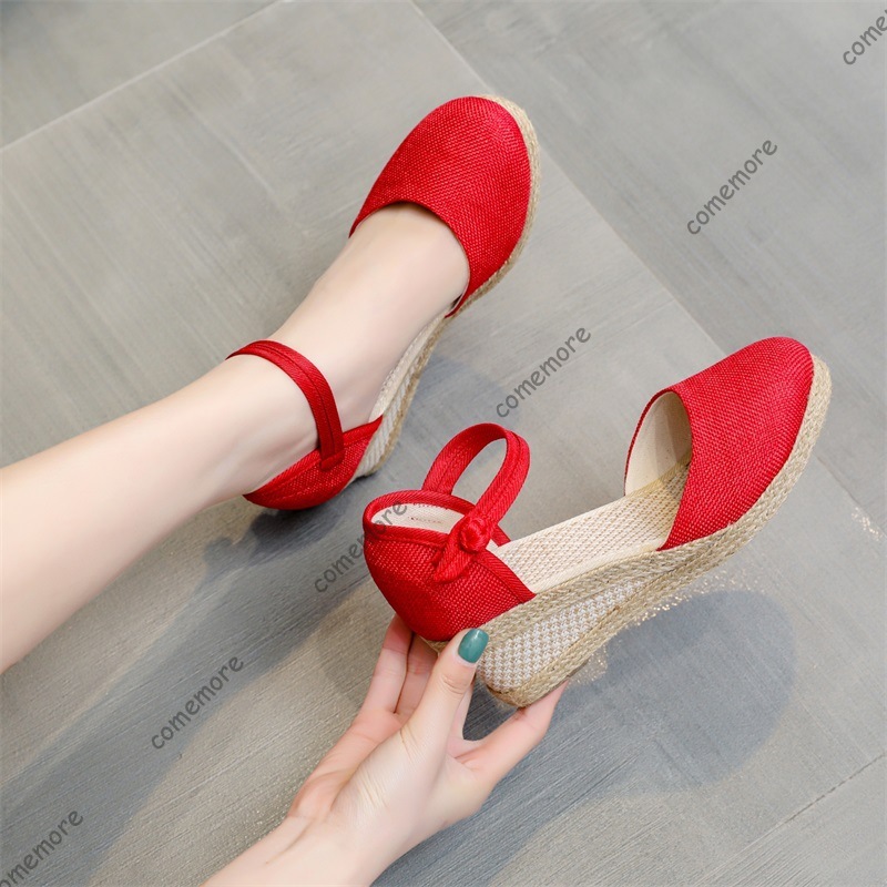 Comemore Sandals High Heel Sum - Espadrille Wedge Shoes incelemesi ve fiyatı