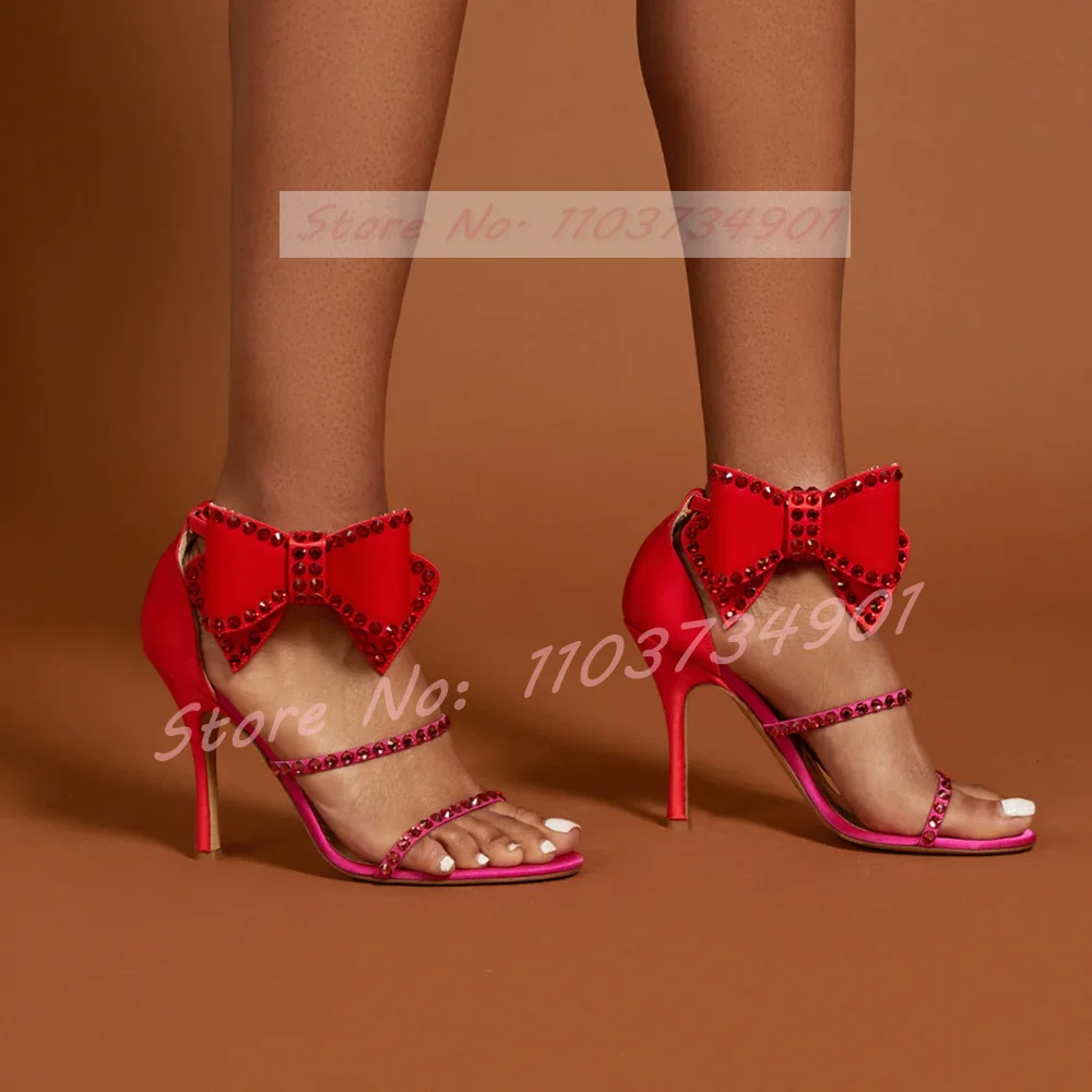 Butterfly-knot Crystals Clear  - Women'S Shoes Trendy incelemesi ve fiyatı