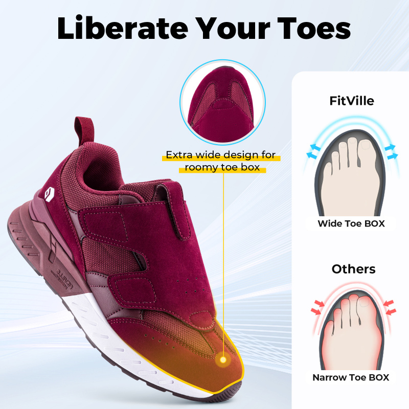 FitVille Women'S Diabetic Shoe - Women'S Shoes For Wide Feet incelemesi ve fiyatı