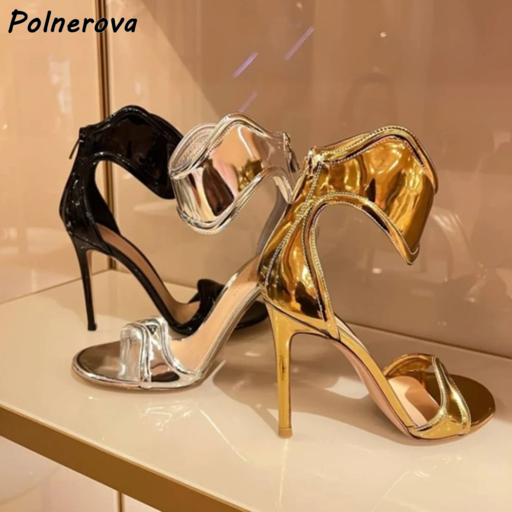 Wave Shape Straight Strap Sand - Women Shoes Zipper incelemesi ve fiyatı