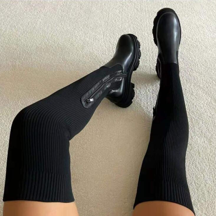 Women's Over The Knee Boots St - Sock Boot Women incelemesi ve fiyatı