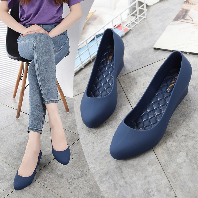 Resillee Women Navy Blue Wedge - Women'S Shoes Navy Blue incelemesi ve fiyatı