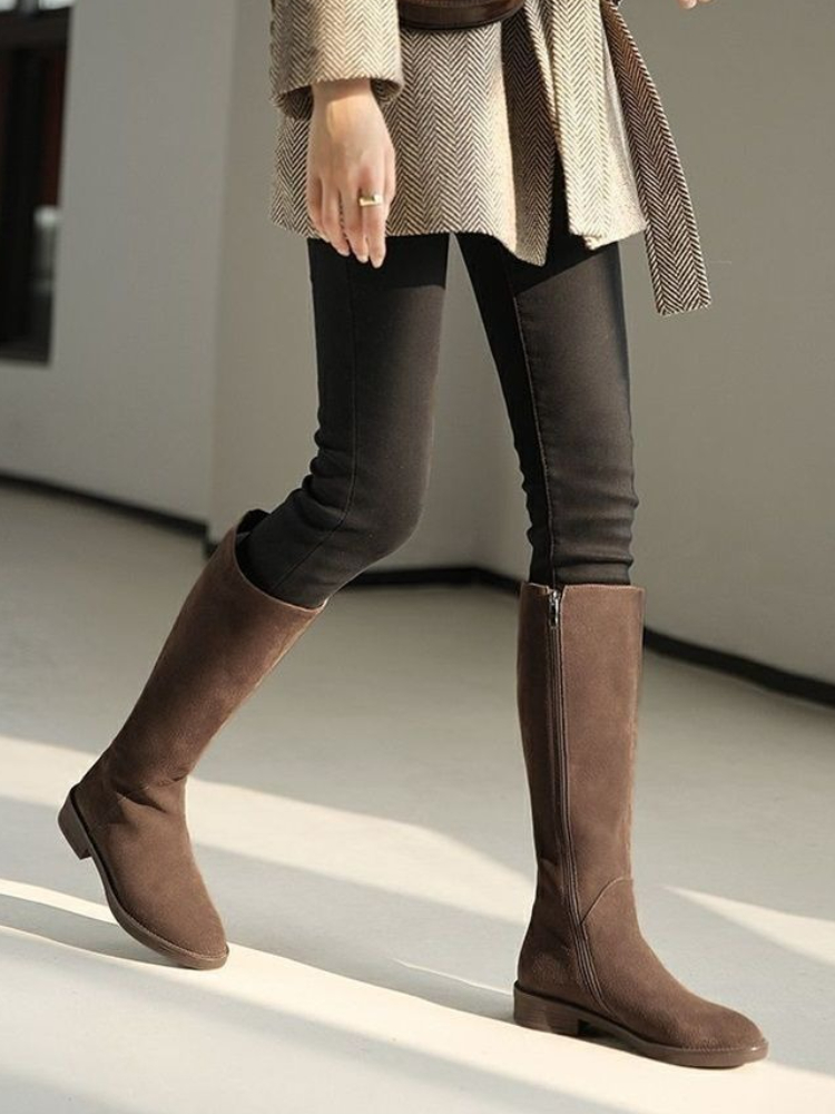 New in Zipper Warm Suede Ladie - Kids Shoes Women incelemesi ve fiyatı