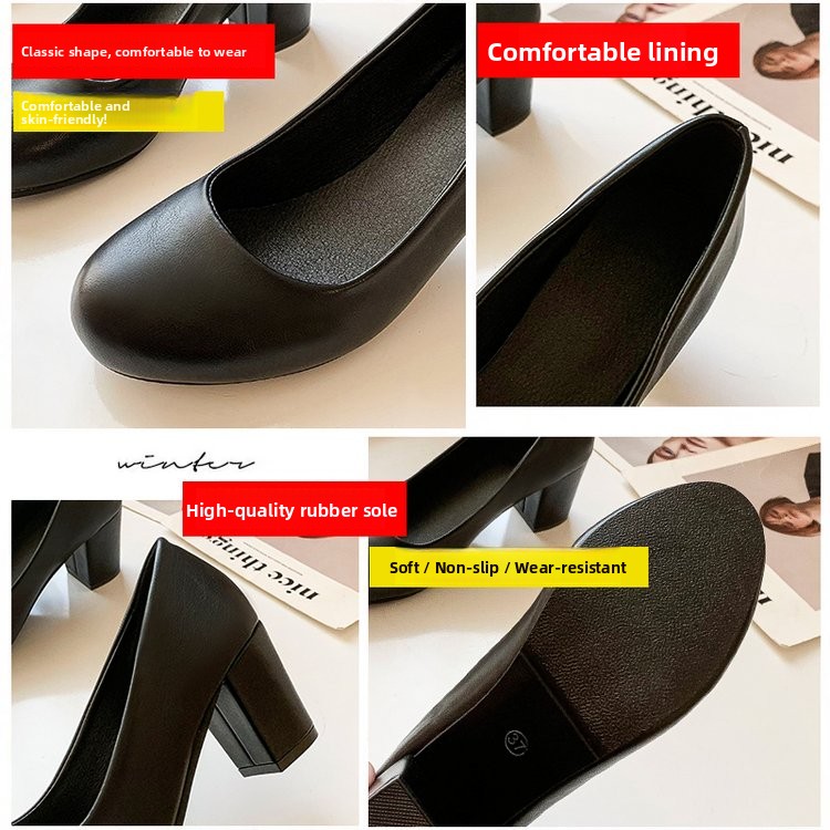 Black High Heel Work Shoes for - Women'S Shoes For Standing All Day incelemesi ve fiyatı
