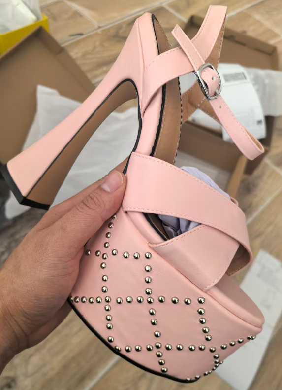 Fashionable White Black Buckle - Women Shoes Waterproof incelemesi ve fiyatı