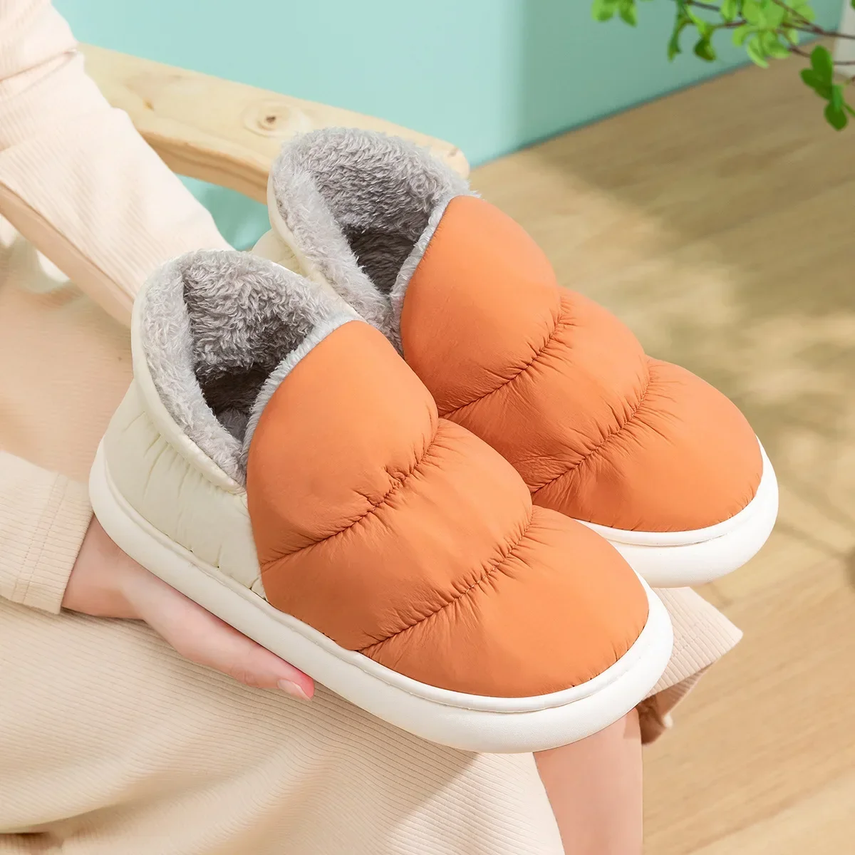 Women Men Slippers Winter Down - Women Shoes Waterproof incelemesi ve fiyatı