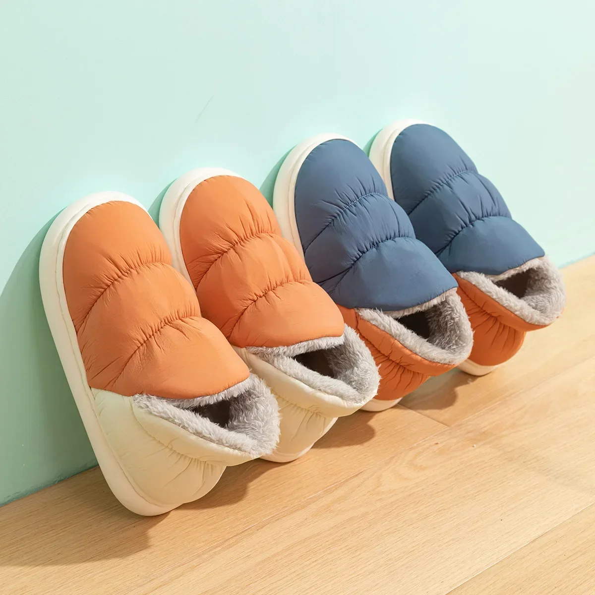 Women Men Slippers Winter Down - Women Shoes Waterproof incelemesi ve fiyatı