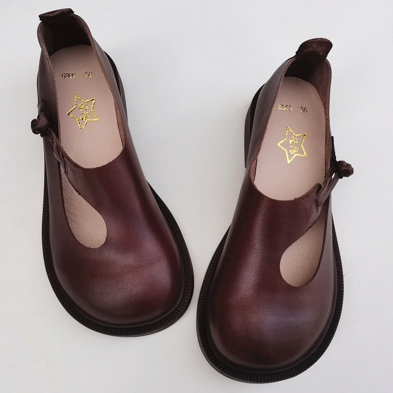 Careaymade-Genuine leather big - Women'S Shoes In Fashion incelemesi ve fiyatı