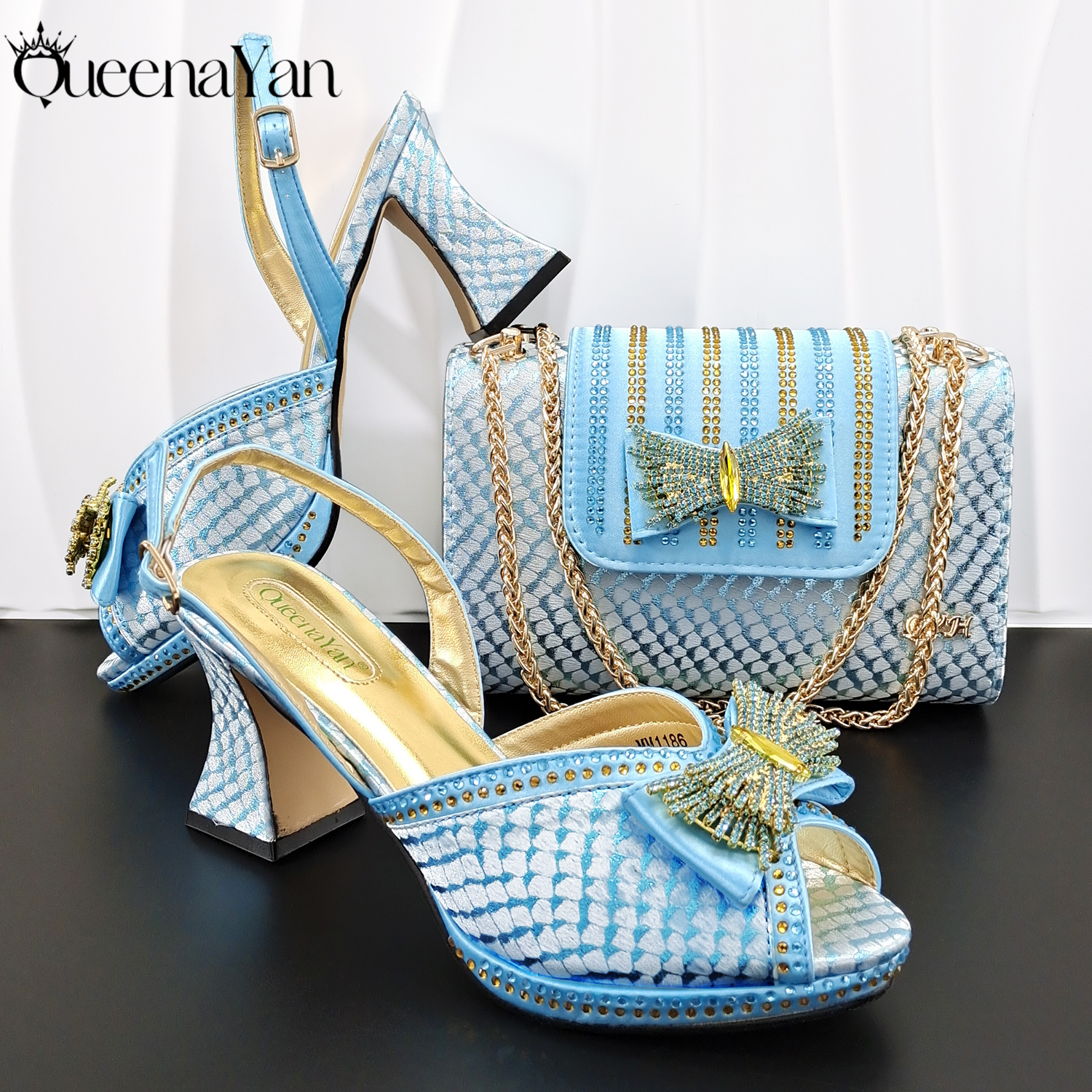QueenaYan Hot Selling Sky Blue - Women'S Shoes Navy Blue incelemesi ve fiyatı