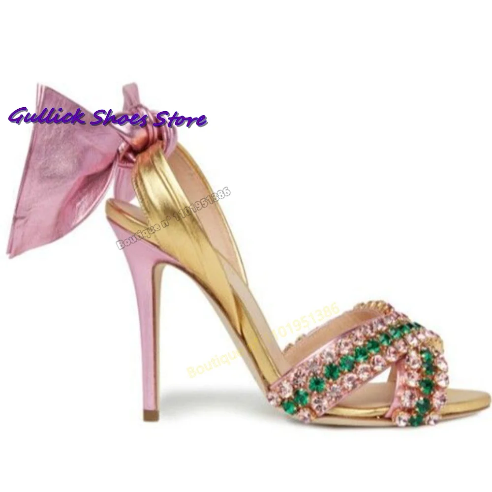 Chic Bowknot Shiny Rhinestones - Kids Shoes Women incelemesi ve fiyatı