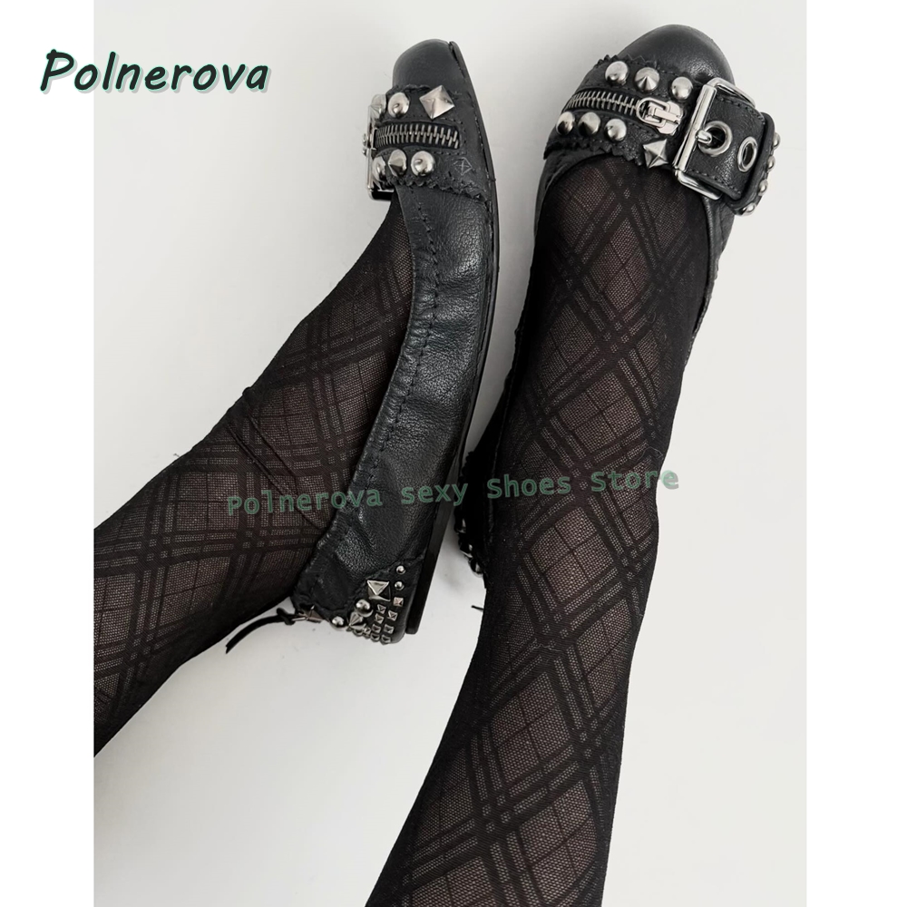 Rivet Belt Buckle Mary Jane Sh - Women Shoes Zipper incelemesi ve fiyatı