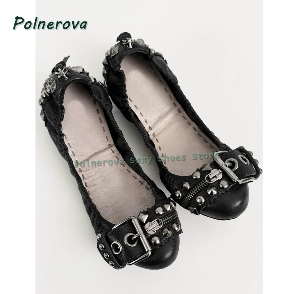 Rivet Belt Buckle Mary Jane Sh - Women Shoes Zipper incelemesi ve fiyatı
