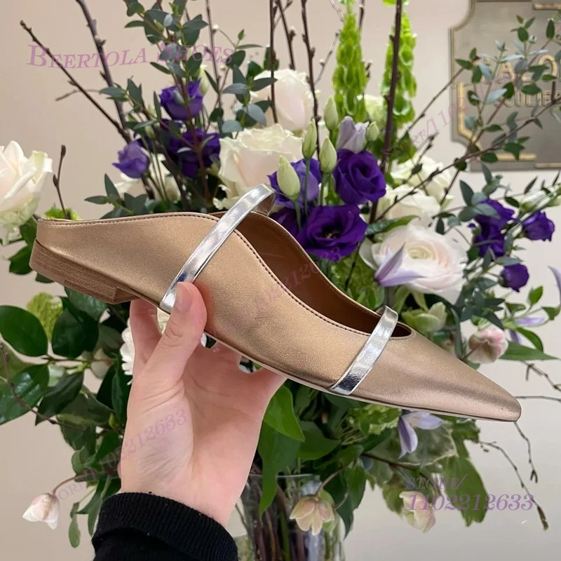 Flat Mules Half Round Pointed  - Pointed Toe Flat incelemesi ve fiyatı