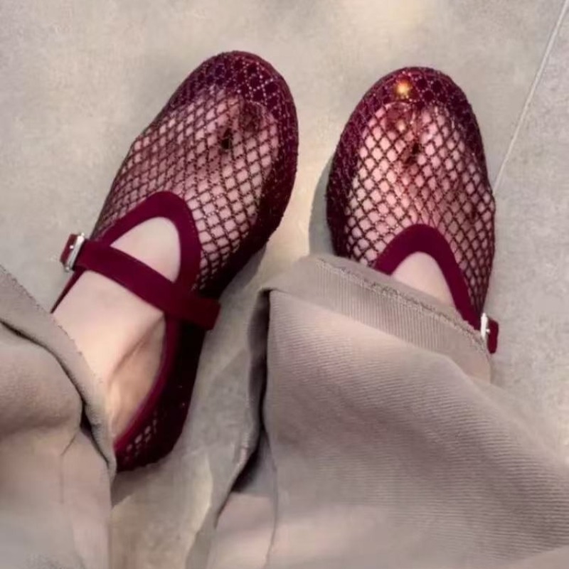 Hollow Rhinestone Baotou Sanda - Women'S Shoes In Fashion incelemesi ve fiyatı