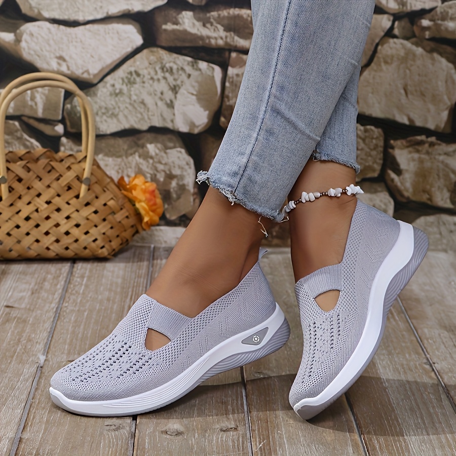 Womens Spring Summer Knit Slip - Women'S Shoes With Arch Support incelemesi ve fiyatı