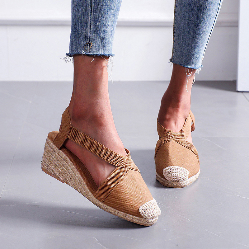 2026 Summer Women's Sandals St - Espadrille Wedge Shoes incelemesi ve fiyatı