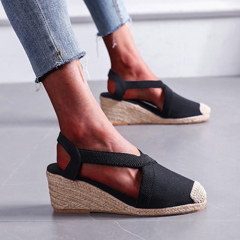2026 Summer Women's Sandals St - Espadrille Wedge Shoes incelemesi ve fiyatı