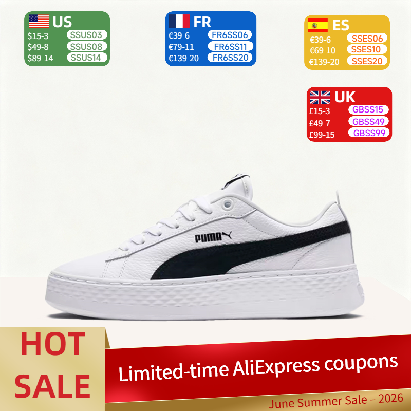 Puma Smash Platform: Minimalis - Women'S Shoes Puma Sneakers incelemesi ve fiyatı