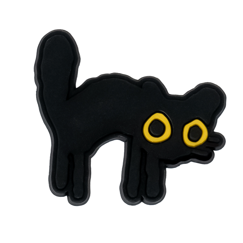 9Pcs Tblack catr Croc Charms S - Croc Style Clog incelemesi ve fiyatı